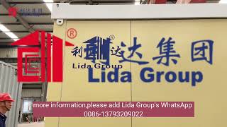 Lida Group丨Complete a Construction in 3 mins? Watch it! New Folding Modular Office Container House