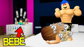 Brookhaven, Mais J'AI ESPIONNÉ UN COUPLE EN BÉBÉ.. 👶😨 (Roblox)