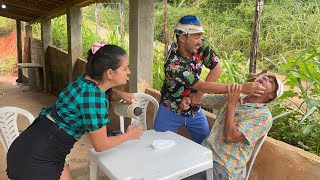 AZARENO EMPURRA DE GUELA A BAIXO EM CALANGO E BEBEL FICA COM MEDO