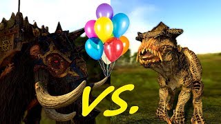 Total War: Warhammer II ♦ Fight Club ♦ War Mammoth vs. Carnosaur