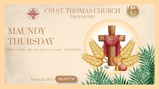 പെസഹ വ്യാഴം | Maundy Thursday | വിശുദ്ധ യുക്കറിസ്റ്റ്: ഓർമ്മയുടെ ആഘോഷം | March 28, 2024