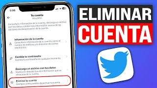 ✅Cómo ELIMINAR una CUENTA de TWITTER para siempre (2024)