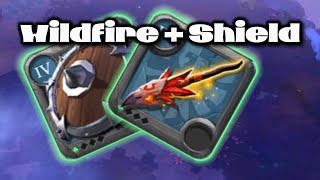 Wildfire Staff + Shield | Albion Online