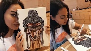 Sketch by Sonakshi Sinha While Quarantine