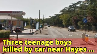 Three teenage boys killed by car near Hayes bus stop