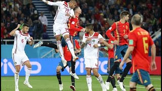 مباراة المتعة / المغرب ~ اسبانيا 2 - 2 من أفضل مباريات كأس العالم 2018