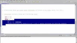 Tutorial di Java: Controllo del Flusso parte seconda