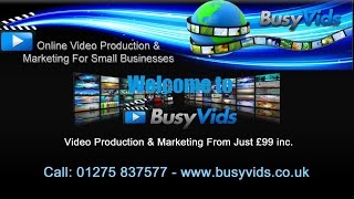 Video Marketing For Your Business - Local, Regional or National Reach