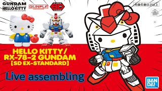 Hello kitty Gundam assembly ~