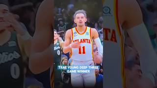 Trea Young | DEEP THREE GAME WINNER | #traeyoung #gamewinner #nba