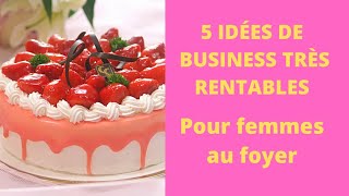 5 IDÉES DE BUSINESS A LANCER AVEC 50.000 FCFA POUR DES PETITS PROJETS DE FEMMES