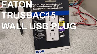 Eaton TRUSBAC15 USB Wall Socket Review