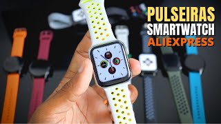 MEGA UNBOXING! PULSEIRAS APPLE WATCH - SMARTWATCH - DIRETO DA CHINA - MUITO BARATO!