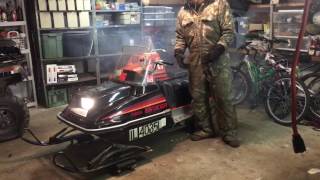 1980 Yamaha Enticer 340 Snowmobile Start up