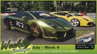 Lamborgini Gallardo One-Make I Weekly Challenges I July - Week 4 I Gran Turismo 7