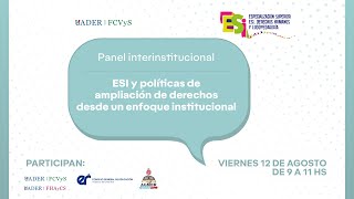 ESI y políticas de ampliación de derechos desde un enfoque institucional