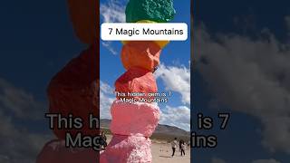 Hidden Gem: Seven Magic Mountains Las Vegas #hiddengem #shorts