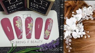 FLOWER HEADRESS NAIL ART INSPIRED 🌸⚘ 1980's