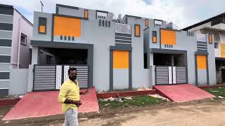 2.25 cents 2bhk Duplex house for sale at Ottakalmandapam, Pollachi  road, Coimbatore.📞: 9080179583