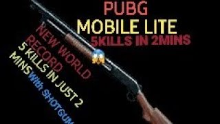 New World Record in Pubg Mobile Lite | 5 kills in just 2 minutes| Noman's গল্পের ডালি