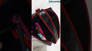 خياطة مقلمة مدرسيه مزدوجة بالسكاي ♥️ Sewing a double school pencil case with the sky