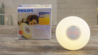 Обзор светового будильника Philips Wake up Light HF3505