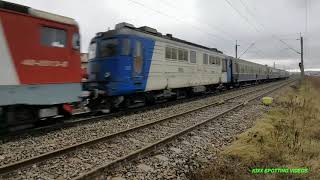 252 Trenuri la Jucu / Trains At Jucu (near Cluj) - 8.Dec.2020