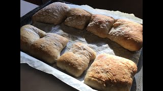 Let's Bake Rosemary Ciabatta Rolls