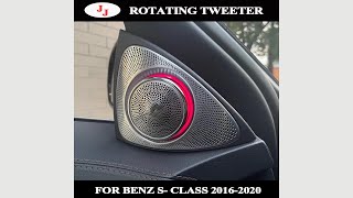 RenderedReview Car Rotating Tweeter Ambient Light For Mercedes Benz S Class W222 2024