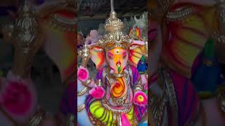 Ganesh idol work |Vinayagar Silai 2024 |Vinayagar Silai Painting🎨|Ganesh Making@therthugal