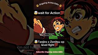 🤯Tanjiro x Zenitsu op Action fight edit like a pro 💥#demonslayer #shorts #animeedit #shortsfeed