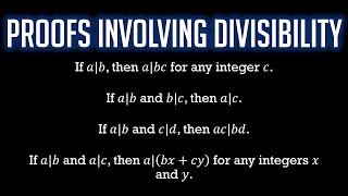 Direct Proofs Involving Divisibility