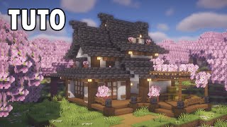 Minecraft 1.20 | Comment Construire une Grande Maison Japonaise Réaliste | Tutoriel