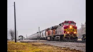 2 BNSF Fakebonnets and an ACe on the Mendota Sub 0n 1/3/23