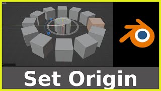 How to set Origin of an object in Blender to rotate the object correctly