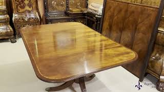 Vintage 10ft George III Revival Arthur Brettt Dining Table