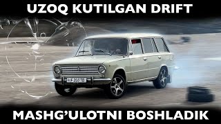 VAZ 2102 - Birinchi haqiqiy DRIFT mashg’ulot.