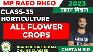 Class-35 | Flower plants | Rose | Horticulture | MP RAEO | RHEO | ATM | BTM | By Chetan Sir