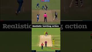 Realistic bowling action of A.rashid in Real cricket 22 #shorts #viral #trending #short #shortvideo