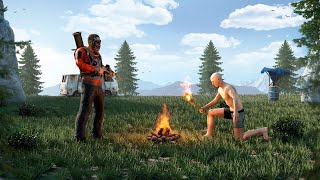 Я ИГРАЛ С НОВИЧКОМ ВЕСЬ ВАЙП! Первые шаги в игре Раст|Rust