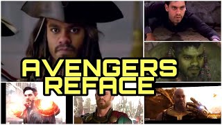 All Avengers Reface Compilation | Funny Video 4 |  English | How to use Reface App-Tutorial at End