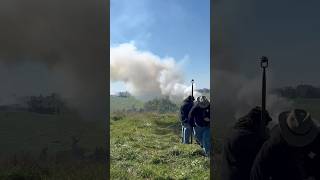 Artillery on the Field at the 160th Cedar Creek. #reenactment #artillery #civilwar