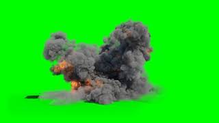 Green screen ultimate explosion