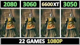 RTX 3060 vs 2080 vs 3050 vs RX 6600XT | Tested 22 Games |