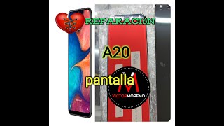 desmontaje y cambio de DISPLAY /SAMSUNG GALAXY A20/ 📲🔧🛠️