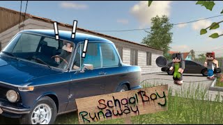 😱СБЕЖАЛ НА МАШИНЕ ОТ ЗЛЫХ РОДИТЕЛЕЙ в SCHOOLBOY RUNAWAY в Майнкрафт