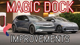 Tesla IMPROVES MAGIC DOCK Supercharger Experience for Hyundai/Kia/Genesis 800V EV Owners