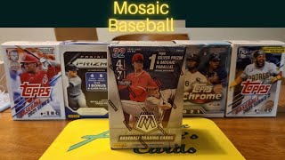 Mosaic Baseball. New Product.