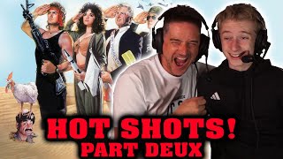 Father and Son Watch Hot Shots! Part Deux (For The First Time) Movie Reaction!