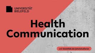 Health Communication studieren in Bielefeld – Studierende berichten